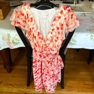 Max Studio wrap dress with belt size Large